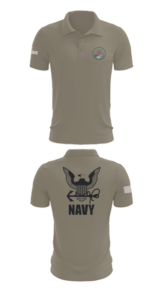 Short Sleeve Performance Polo, Cvn 77 IM-5, Navy, Teamtime, Team time, sublimation, custom sports apparel, team uniforms, spirit wear, spiritwear, sports uniforms, custom shirts, team store, custom team store, fundraiser sports, apparel fundraiser