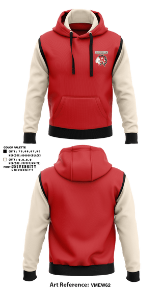 Hoodie, Paraclete Football, Football, Teamtime, Team time, sublimation, custom sports apparel, team uniforms, spirit wear, spiritwear, sports uniforms, custom shirts, team store, custom team store, fundraiser sports, apparel fundraiser