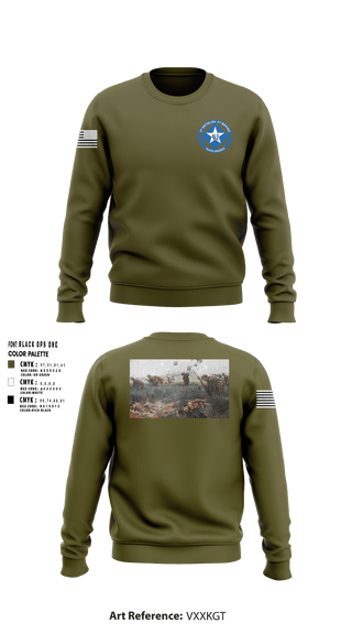 Crew Neck Sweatshirt, 3rd Battalion 6th Marines, Marines, Teamtime, Team time, sublimation, custom sports apparel, team uniforms, spirit wear, spiritwear, sports uniforms, custom shirts, team store, custom team store, fundraiser sports, apparel fundraiser