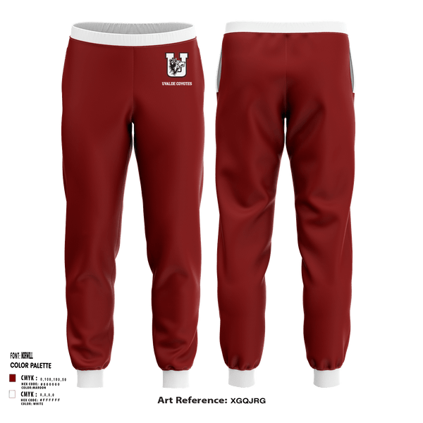 Joggers, Uvalde Coyotes, Wrestling, Teamtime, Team time, sublimation, custom sports apparel, team uniforms, spirit wear, spiritwear, sports uniforms, custom shirts, team store, custom team store, fundraiser sports, apparel fundraiser