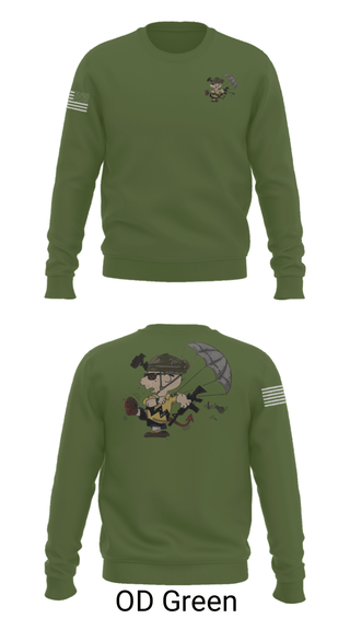 Crew Neck Sweatshirt, 1-508th PIR, Army, Teamtime, Team time, sublimation, custom sports apparel, team uniforms, spirit wear, spiritwear, sports uniforms, custom shirts, team store, custom team store, fundraiser sports, apparel fundraiser
