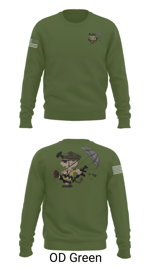 Crew Neck Sweatshirt, 1-508th PIR, Army, Teamtime, Team time, sublimation, custom sports apparel, team uniforms, spirit wear, spiritwear, sports uniforms, custom shirts, team store, custom team store, fundraiser sports, apparel fundraiser