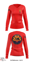 Arizona Underwater Explorers 16457471 Women's Long Sleeve V-neck Shirt - 41