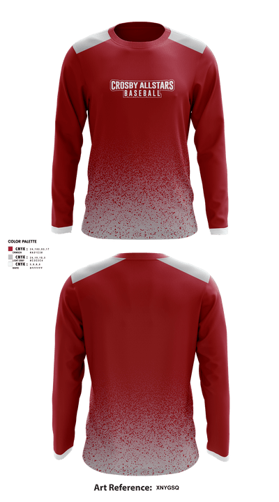 Crosby Allstars 80815337 Long Sleeve Performance Shirt - 1