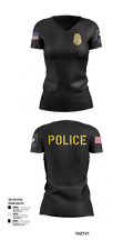 New Ellenton Police Department 612730 Women's Short Sleeve V-neck Shirt - 1