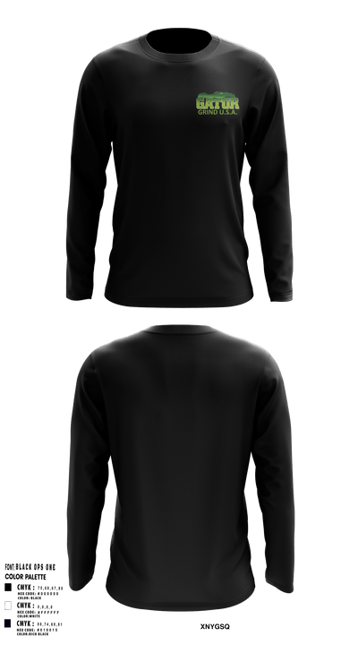 Gator Grind U.S.A.Gator Grind U.S.A. 76349628 Long Sleeve Performance Shirt - 1