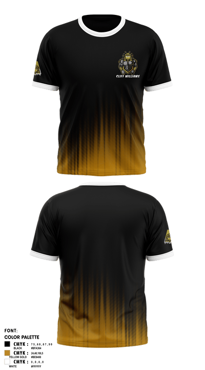 Cliff Williams 44334709 Short Sleeve Performance Shirt - 1