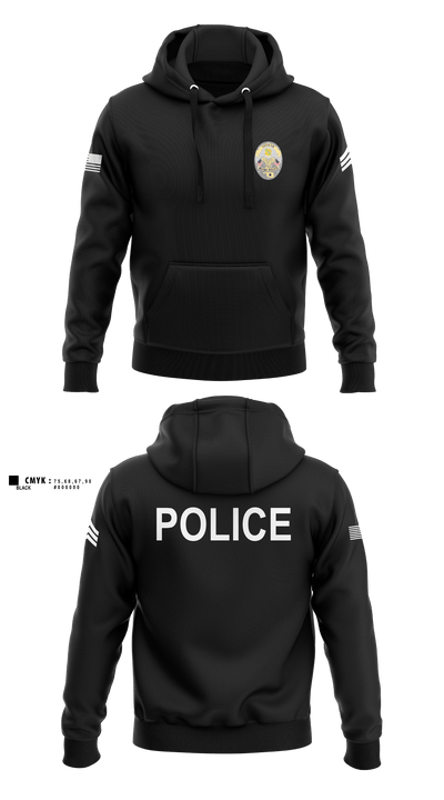 Miami Police Department 88232990 Hoodie - 1