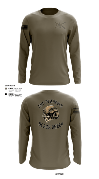 Long Sleeve Performance Shirt, Delta company 114, Army, Teamtime, Team time, sublimation, custom sports apparel, team uniforms, spirit wear, spiritwear, sports uniforms, custom shirts, team store, custom team store, fundraiser sports, apparel fundraiser