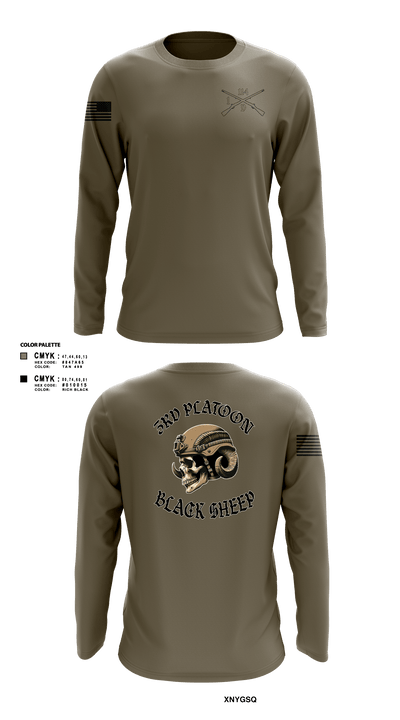 Delta company 114 32884167 Long Sleeve Performance Shirt - 101