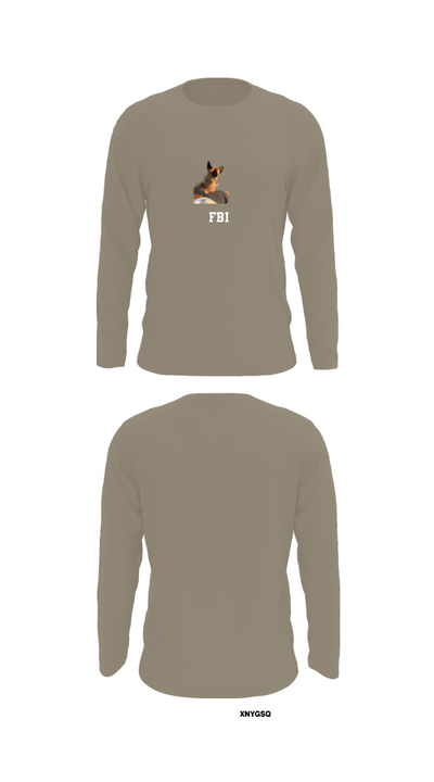 FBI 13370417 Long Sleeve Performance Shirt - 69