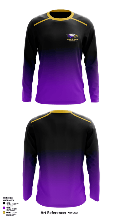 Rantoul Jr. Eagles 24320396 Long Sleeve Performance Shirt - 1