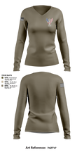 7th MUNS Women's Long Sleeve V-neck Shirt - 3