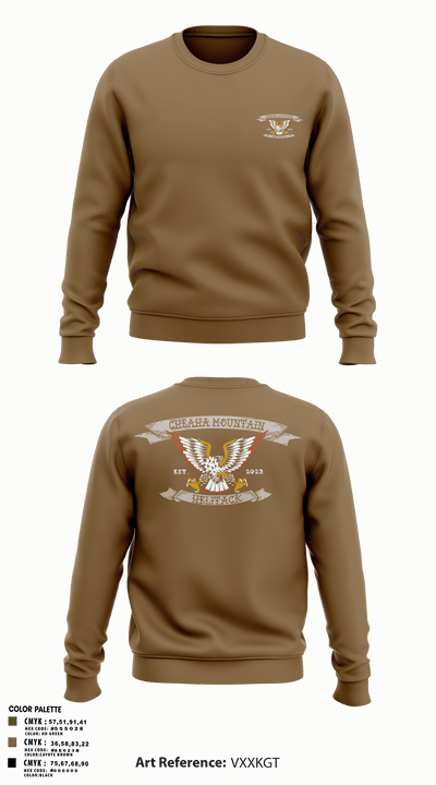 Cheaha Mountain Helitack 27468940 Crew Neck Sweatshirt - 2