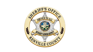 Renville County Sheriff's Office 38355062 Stainless Steel Water Bottle with a Straw Lid