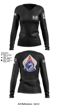 XVIII ABN G2 65000076 Women's Long Sleeve V-neck Shirt - 6