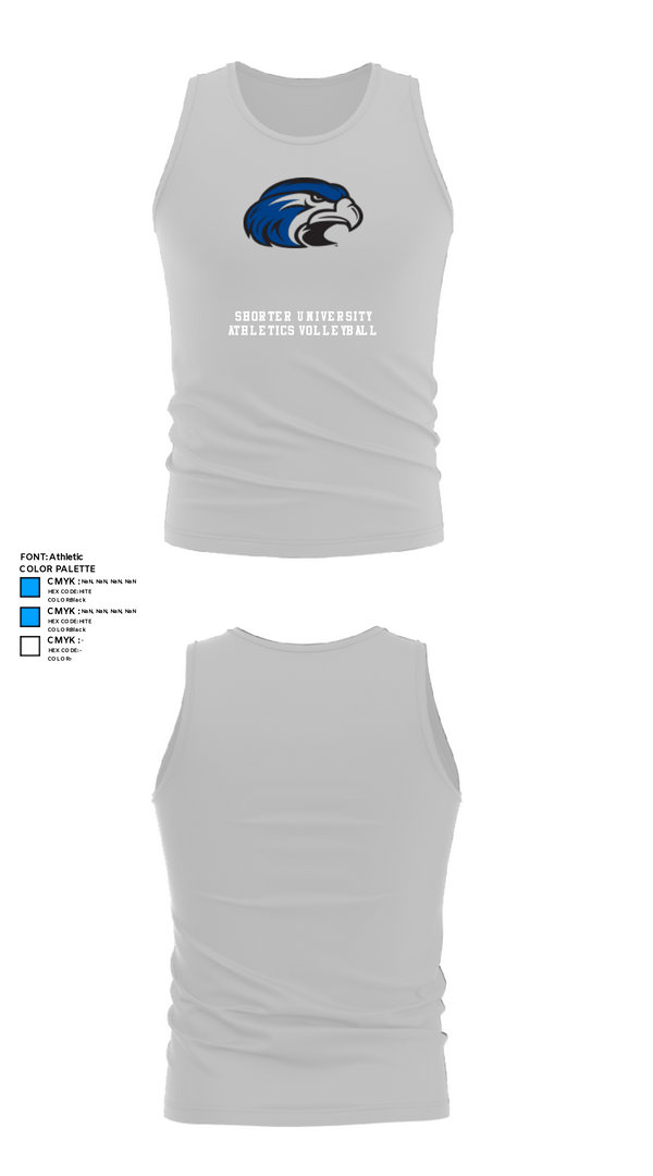 Tank Top, Shorter University Athletics Volleyball, Women's Volleyball, Teamtime, Team time, sublimation, custom sports apparel, team uniforms, spirit wear, spiritwear, sports uniforms, custom shirts, team store, custom team store, fundraiser sports, apparel fundraiser