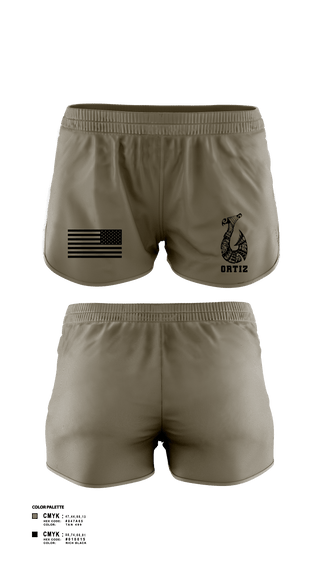 Women's Shorts, Ortiz, Marines, Teamtime, Team time, sublimation, custom sports apparel, team uniforms, spirit wear, spiritwear, sports uniforms, custom shirts, team store, custom team store, fundraiser sports, apparel fundraiser