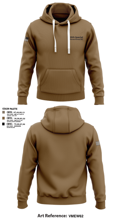 10th Special Forces Group (A) 30762713 Hoodie - 2