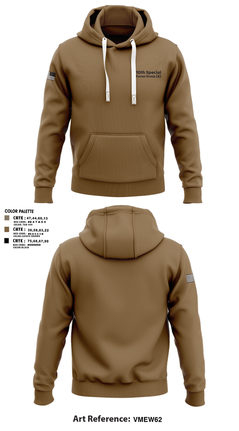Hoodie, 10th Special Forces Group (A), Army, Teamtime, Team time, sublimation, custom sports apparel, team uniforms, spirit wear, spiritwear, sports uniforms, custom shirts, team store, custom team store, fundraiser sports, apparel fundraiser