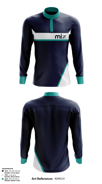 Mix Talent Pelotonia 57856065 Quarter Zip Jacket - 1