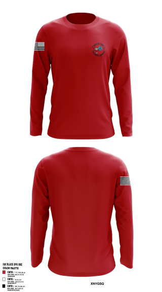 Long Sleeve Performance Shirt, 115 LRS, Air Force, Teamtime, Team time, sublimation, custom sports apparel, team uniforms, spirit wear, spiritwear, sports uniforms, custom shirts, team store, custom team store, fundraiser sports, apparel fundraiser