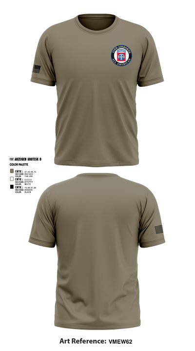 82nd Airborne Division 11524077 Short Sleeve Performance Shirt - 2