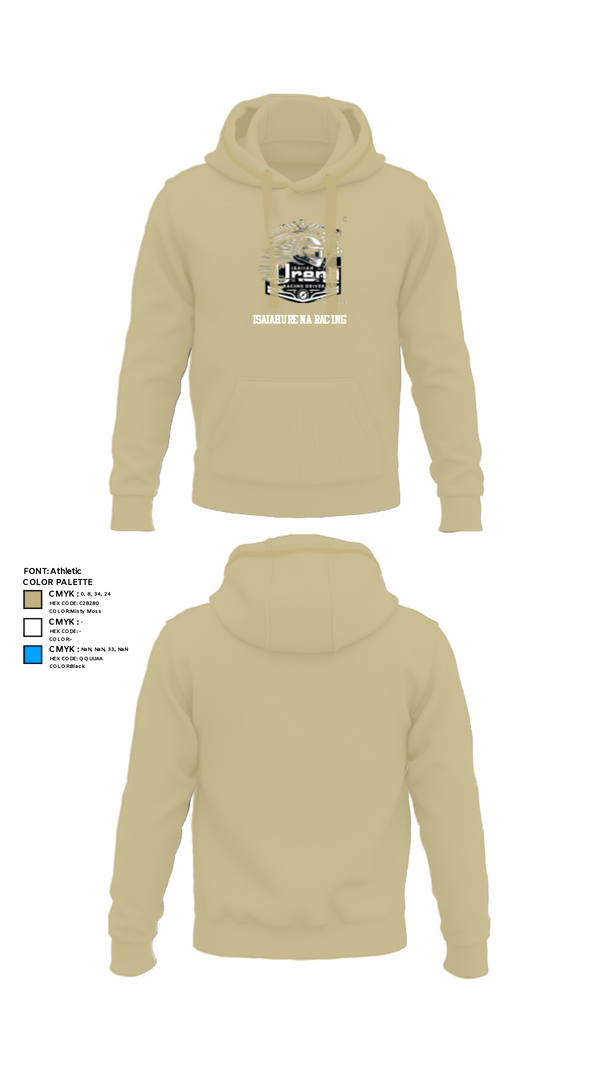 Hoodie, Isaiahurena racing, E-Sports, Teamtime, Team time, sublimation, custom sports apparel, team uniforms, spirit wear, spiritwear, sports uniforms, custom shirts, team store, custom team store, fundraiser sports, apparel fundraiser