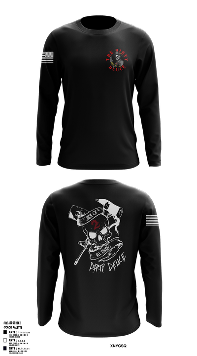 386th ECES/CEF 44039063 Long Sleeve Performance Shirt - 1