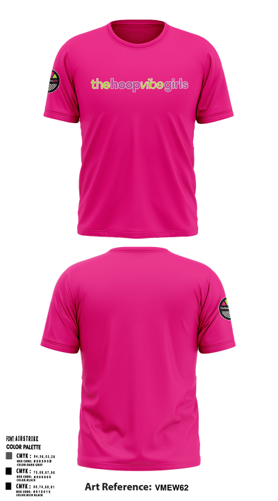HOOP VIBE GIRLS Short Sleeve Performance Shirt - 1
