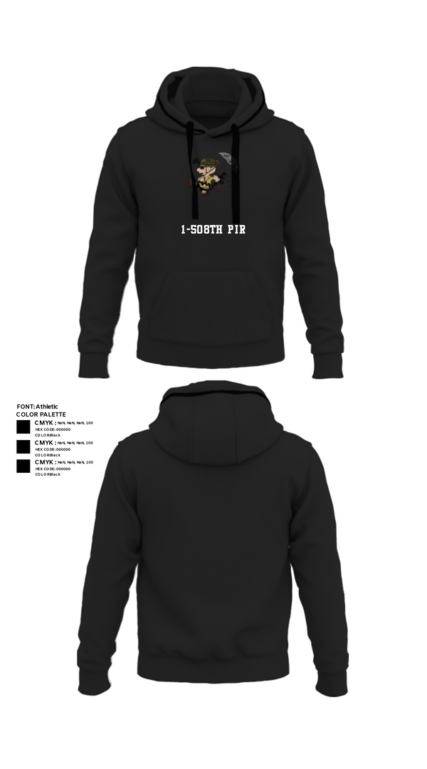 Hoodie, 1-508th PIR, Army, Teamtime, Team time, sublimation, custom sports apparel, team uniforms, spirit wear, spiritwear, sports uniforms, custom shirts, team store, custom team store, fundraiser sports, apparel fundraiser