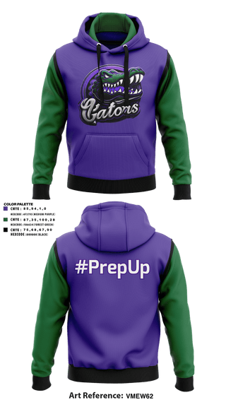 Hoodie, Gator Prep, Football, Teamtime, Team time, sublimation, custom sports apparel, team uniforms, spirit wear, spiritwear, sports uniforms, custom shirts, team store, custom team store, fundraiser sports, apparel fundraiser