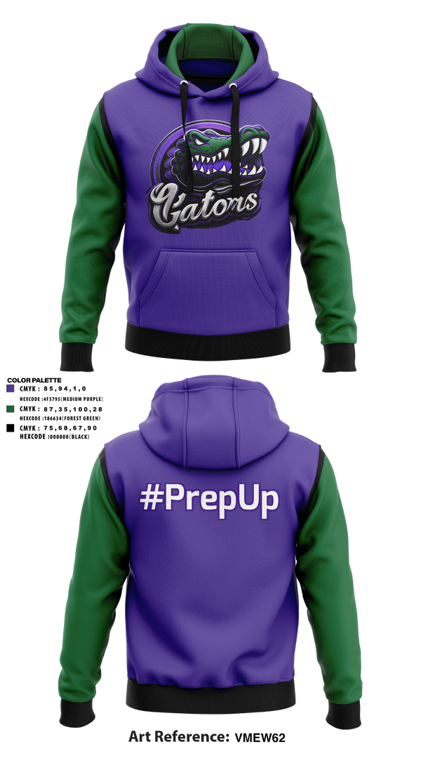Hoodie, Gator Prep, Football, Teamtime, Team time, sublimation, custom sports apparel, team uniforms, spirit wear, spiritwear, sports uniforms, custom shirts, team store, custom team store, fundraiser sports, apparel fundraiser