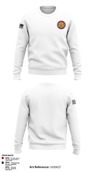 Crew Neck Sweatshirt, 66 Transportation Company, , Teamtime, Team time, sublimation, custom sports apparel, team uniforms, spirit wear, spiritwear, sports uniforms, custom shirts, team store, custom team store, fundraiser sports, apparel fundraiser