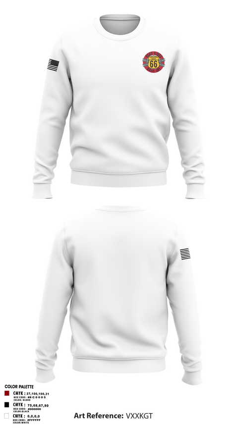 Crew Neck Sweatshirt, 66 Transportation Company, , Teamtime, Team time, sublimation, custom sports apparel, team uniforms, spirit wear, spiritwear, sports uniforms, custom shirts, team store, custom team store, fundraiser sports, apparel fundraiser
