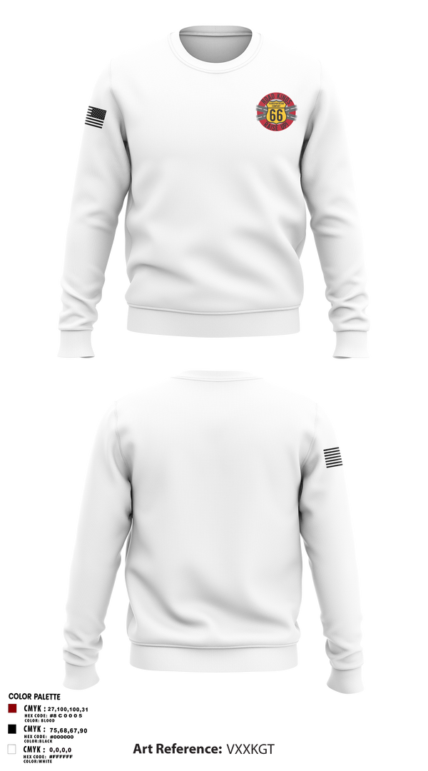 Crew Neck Sweatshirt, 66 Transportation Company, , Teamtime, Team time, sublimation, custom sports apparel, team uniforms, spirit wear, spiritwear, sports uniforms, custom shirts, team store, custom team store, fundraiser sports, apparel fundraiser