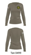 OCS 117th RTI 76770798 Women's Long Sleeve V-neck Shirt - 73