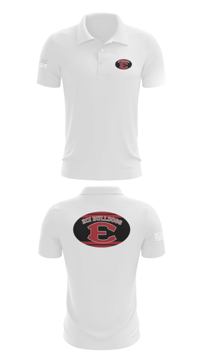 E.C.I.BULLDOGS 58430301 Short Sleeve Performance Polo - 9
