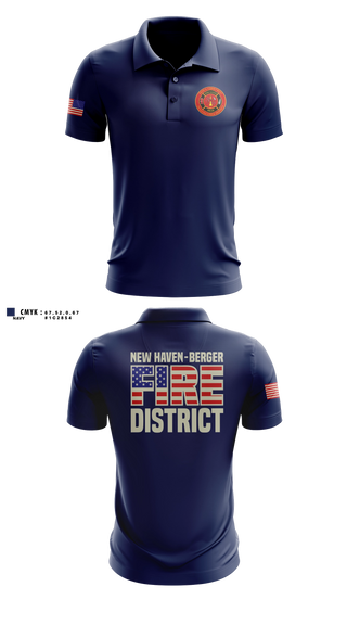 NEW HAVEN - BERGER FIRE DISTRICT Short Sleeve Performance Polo - 11