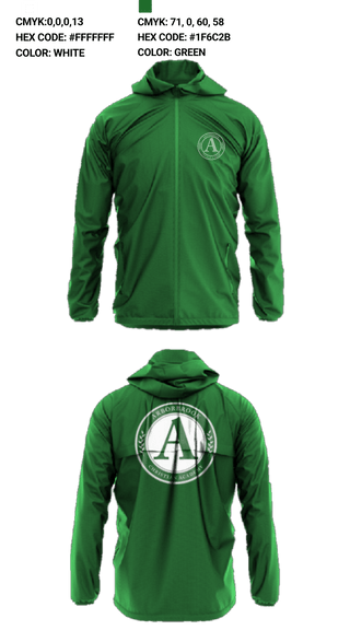 Windbreaker, Arborbrook Christian Academy Falcons, Spirit Store, Teamtime, Team time, sublimation, custom sports apparel, team uniforms, spirit wear, spiritwear, sports uniforms, custom shirts, team store, custom team store, fundraiser sports, apparel fundraiser