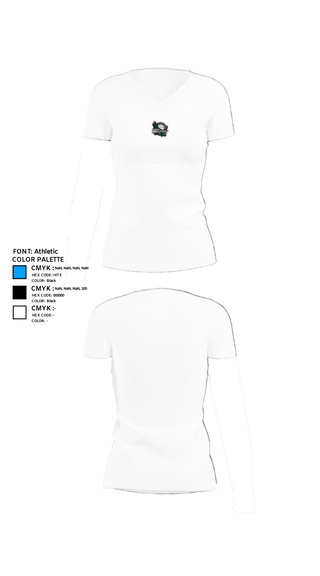 Women's Short Sleeve Vneck Shirt, John P Stevens High School Volleyball, Women's Volleyball, Teamtime, Team time, sublimation, custom sports apparel, team uniforms, spirit wear, spiritwear, sports uniforms, custom shirts, team store, custom team store, fundraiser sports, apparel fundraiser