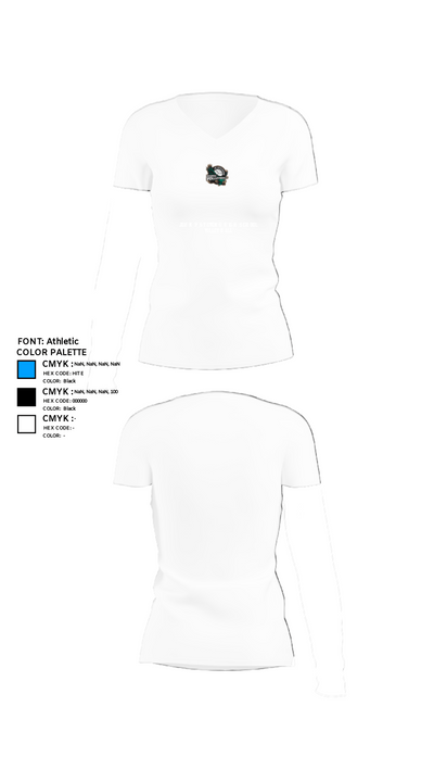 John P Stevens High School Volleyball 47771719 Women's Short Sleeve V-neck Shirt - 18