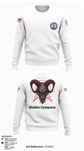 Delta Company 3-144th Infantry 77323460 Crew Neck Sweatshirt - 5