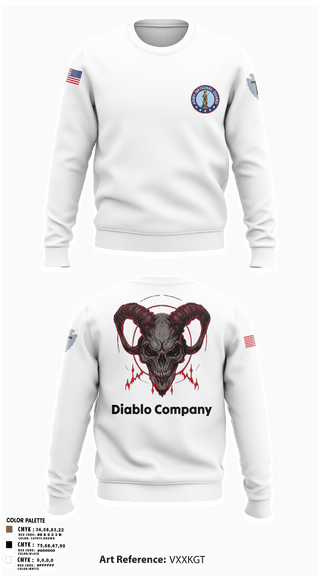 Crew Neck Sweatshirt, Delta Company 3-144th Infantry, National Guard, Teamtime, Team time, sublimation, custom sports apparel, team uniforms, spirit wear, spiritwear, sports uniforms, custom shirts, team store, custom team store, fundraiser sports, apparel fundraiser