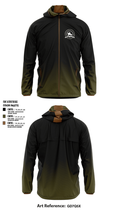 Saiyan Jiu Jitsu 20496924 Windbreaker - 1