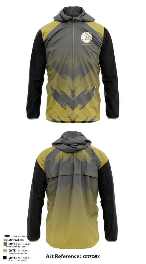 Windbreaker, FC REAL LIBERTAD, Men's Soccer, Teamtime, Team time, sublimation, custom sports apparel, team uniforms, spirit wear, spiritwear, sports uniforms, custom shirts, team store, custom team store, fundraiser sports, apparel fundraiser