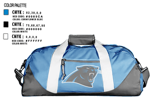 Duffle Bag, Panthers, Football, Teamtime, Team time, sublimation, custom sports apparel, team uniforms, spirit wear, spiritwear, sports uniforms, custom shirts, team store, custom team store, fundraiser sports, apparel fundraiser