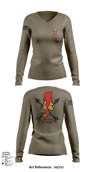 Women's Long Sleeve Vneck Shirt, S3 Fires 1-1SFG(A), , Teamtime, Team time, sublimation, custom sports apparel, team uniforms, spirit wear, spiritwear, sports uniforms, custom shirts, team store, custom team store, fundraiser sports, apparel fundraiser