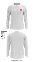 New Milford Bulls Football And Cheerleading 19489077 Long Sleeve Performance Shirt - 19