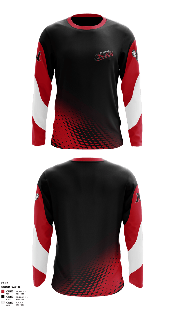 Long Sleeve Performance Shirt, NEMESISOCS 117th RTI, Softball, Teamtime, Team time, sublimation, custom sports apparel, team uniforms, spirit wear, spiritwear, sports uniforms, custom shirts, team store, custom team store, fundraiser sports, apparel fundraiser